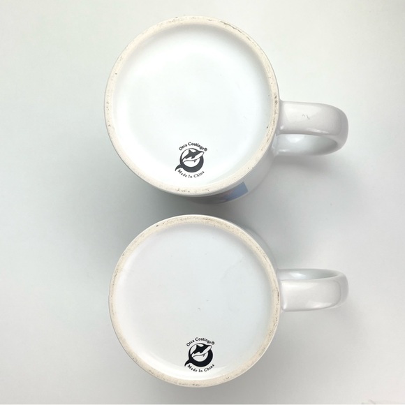 ORCA COATINGS Sue Halstenberg Art Ceramic Goddess Mugs Set of 2 Lakshmi Kuan Yin - Picture 11 of 15